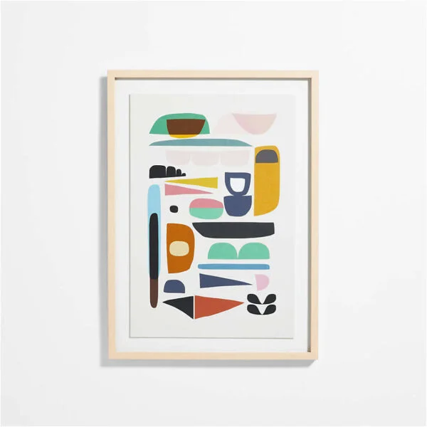 Abstract Large Framed Wall Art Print