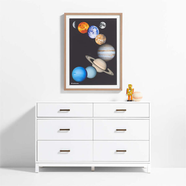 Solar System Montage Framed Wall Art Print