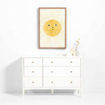 Sun Beams Large Framed Wall Art Print