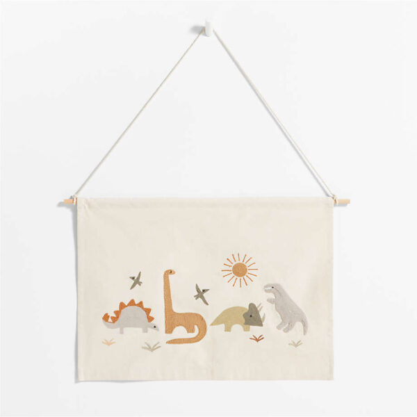 Dinosaur Kids Canvas Wall Tapestry