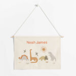 Dinosaur Kids Canvas Wall Tapestry