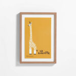 Smithsonian LaGiraffe Framed Wall Art Print