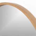 Finn Oak Wood 31" Round Wall Mirror