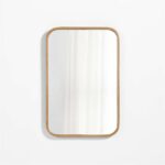 Finn Oak Wood Rectangle Wall Mirror